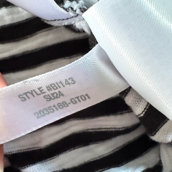 J. Crew Short Sleeve Striped Tie Waist T-Shirt Dress, small - Picture 8 of 8